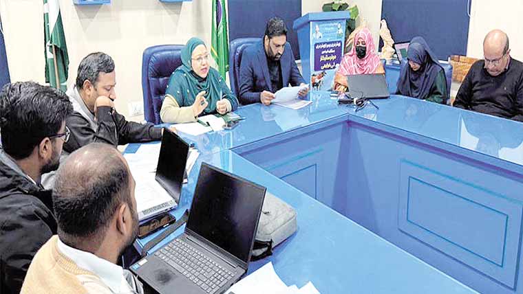  ایڈیشنل ڈائریکٹر لائیوسٹاک کی زیر صدارت جائزہ اجلاس کا انعقاد