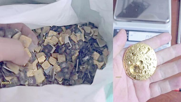 چین:بلاگر نے سِم کارڈز سے بھاری مالیت کا سونا اکٹھا کر لیا