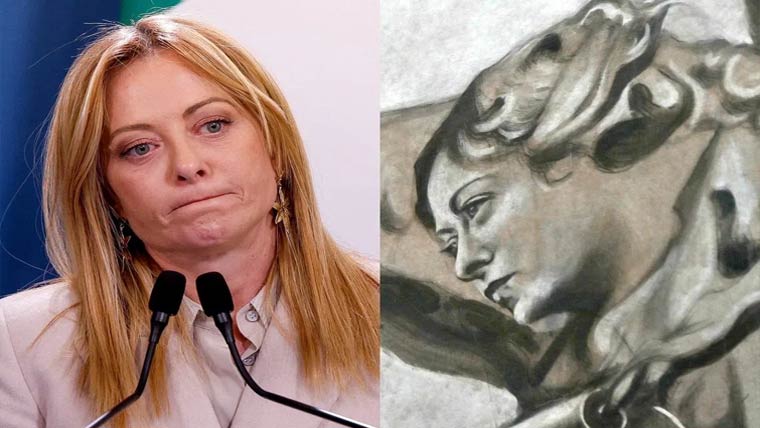 اٹلی :چرچ میں وزیراعظم  سے مشابہہ تصویر پر تنازع