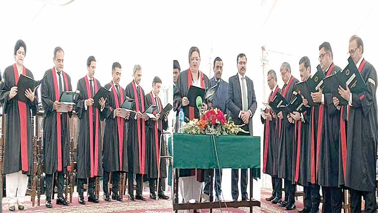 لاہور ہائیکورٹ کے مستقل ہونے والے 11 ججز نے حلف اٹھالیا
