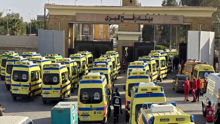 غزہ :رفح کراسنگ جزوی کھول دی گئی، آمدورفت محدود