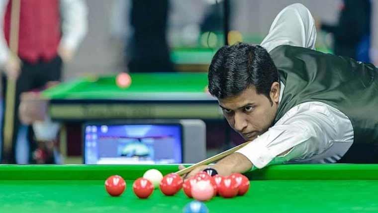 ایشین سنوکر ، محمد آصف  کی لگاتار دوسری فتح