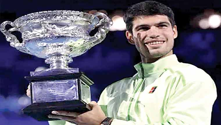  الکاریز نے پہلی مرتبہ آسٹریلین اوپن مینز ٹائٹل جیت لیا