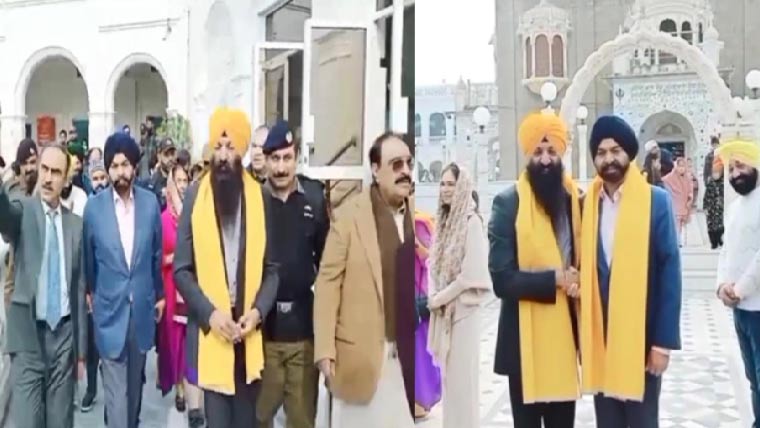 صدر ورلڈ بینک پاکستان پہنچ گئے  گردوارہ پنجہ صاحب کا دورہ کیا 