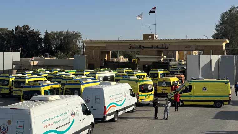  رفح کراسنگ :یومیہ 150افراد کو غزہ  سے جانے ،50کو داخلے کی اجازت 