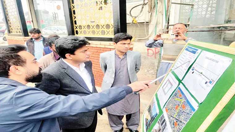 سٹی بیوٹیفیکیشن منصوبہ مقررہ مدت میں مکمل کرنے کا حکم