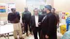  کمشنر کا ڈی ایچ کیو ہسپتال خوشاب کا دورہ ، حاضری چیک کی 