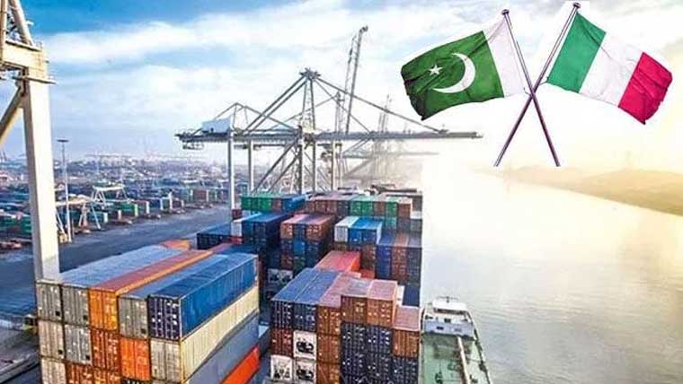پاکستان اور اٹلی کے درمیان  تجارت میں نمایاں بہتری