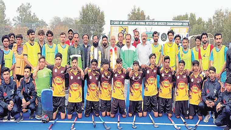 تھرڈ چیف آف آرمی سٹاف انٹر کلب ہاکی چیمپئن شپ کا انعقاد