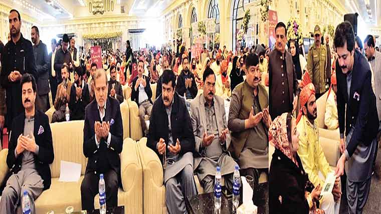 پنجاب دھی رانی پروگرام کے تحت اجتماعی شادیوں کی تقریب 