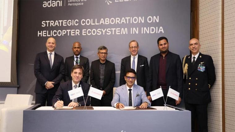 اڈانی گروپ کا اطالوی کمپنی سے  بھارت میں ہیلی کاپٹر تیار کرنیکا معاہدہ 