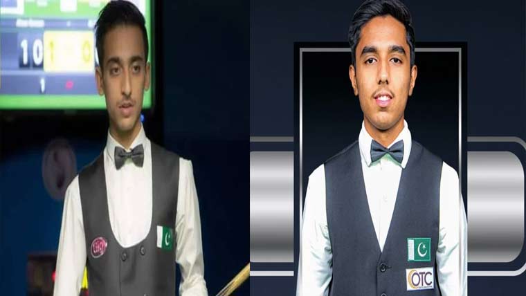 ایشین جونیئر سنوکر ، احسن اور حسنین نے میچز جیت لئے