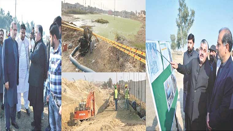 سیوریج سے بنے تالابوں کو فوری خشک کرنے کے احکامات