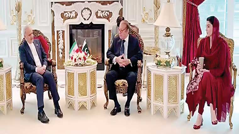 نوازشریف اورمریم نواز سے ایران کے سفیر کی ملاقات 