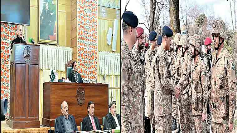 کشمیر جلد آزاد ہوگا : فیلڈ مارشل ، بھارت کو اسکی زبان میں جواب دینگے : وزیر اعظم 