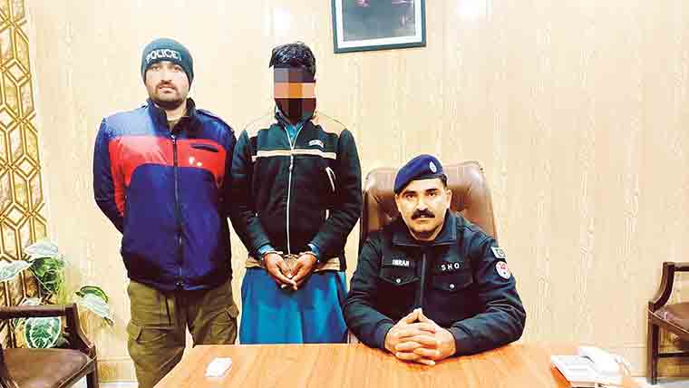 آن لائن جوئے میں رقم ہارنے کے  بعد ڈکیتی کا ڈرامہ رچانے والا گرفتار 