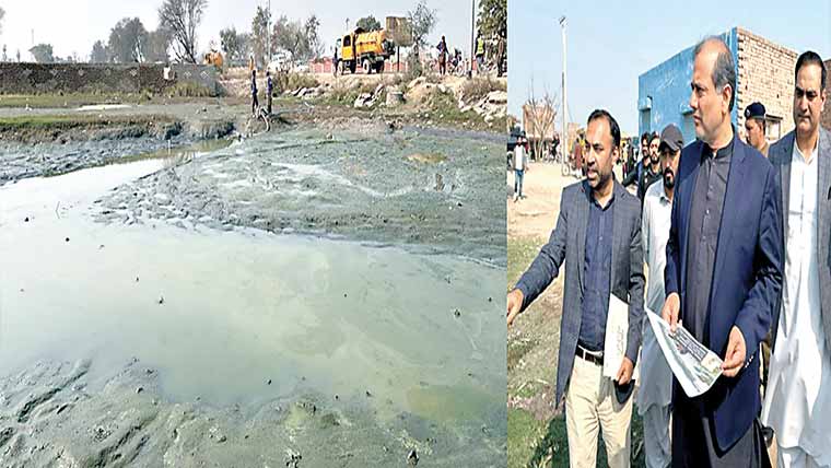 چنیوٹ:کمشنر فیصل آباد کا دورہ، ناقص صفائی پر ٹھیکیدار کو جر مانہ