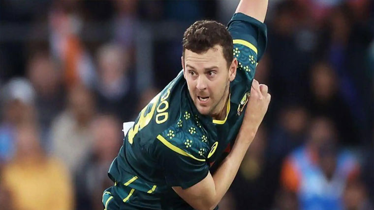 جوش ہیزل ووڈ  ٹی ٹونٹی ورلڈ کپ سے باہر 