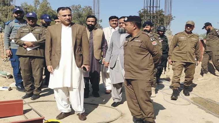  میانوالی:آر پی او اورڈی پی او کا نئی زیرِ تعمیر بلڈنگ کا معائنہ 