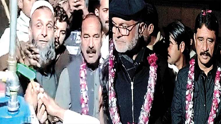 مدن چک میں سوئی گیس کی فراہمی  کے منصوبے کا افتتاح کر دیا گیا