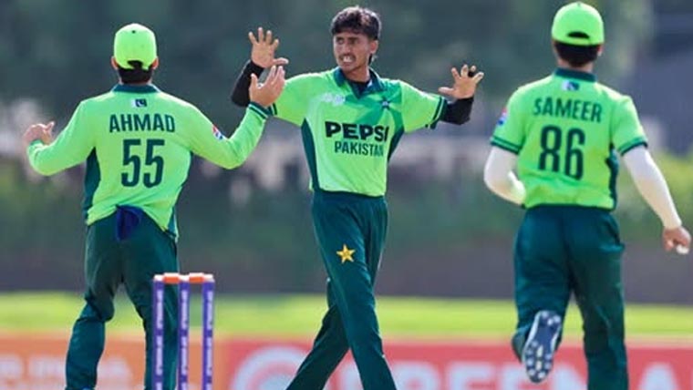 انڈر 19 ورلڈ کپ:آئی سی سی  ٹیم آف دی ٹورنامنٹ میں  پاکستانی کھلاڑی بھی شامل