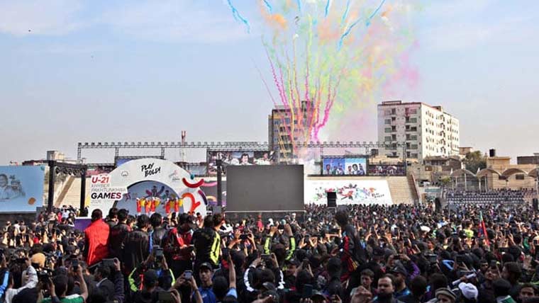 خیبرپختونخوا گیمز:پشاور کے کھلاڑیوں نے میلہ لوٹ لیا