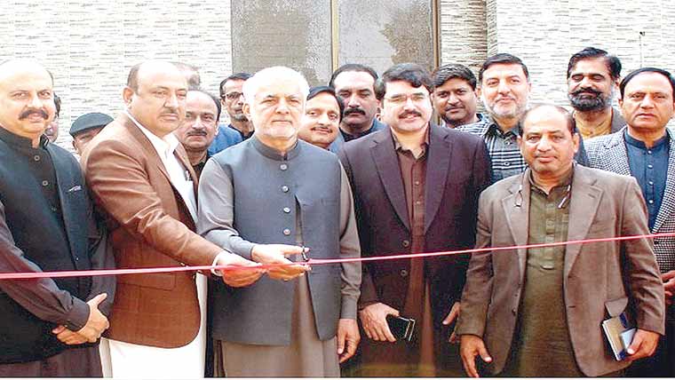 میپکو ہیڈ کوارٹر میں فاؤنٹین  پار کنگ ایریا کا افتتاح 