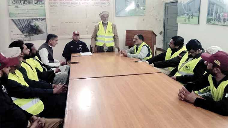  حاجی عبدالکریم ساجد کے بھائی  کی وفات پر تعزیتی اجلاس 