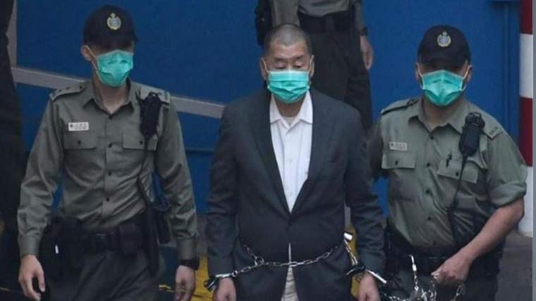 ہانگ کانگ:میڈیا ٹائیکون  جمی لائی کو 20 سال قید 