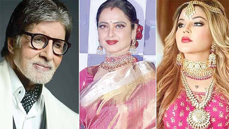 راکھی کی جیا بچن پر تنقید، امیتابھ کو ریکھا سے شادی کا مشورہ 