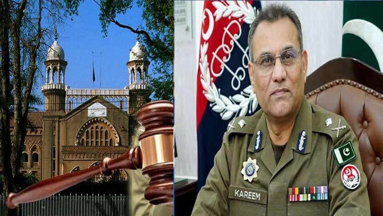  آئی جی کو توہین عدالت کی درخواست پرنوٹس،جواب طلب