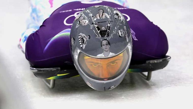 یوکرینی ایتھلیٹ کا آئی او سی پابندی کے  باوجود یادگاری ہیلمٹ پہننے کا اعلان