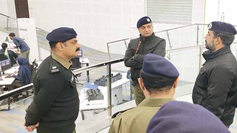 ریجنل پولیس آفیسر محمدسیف سٹی پروجیکٹ کا دورہ 