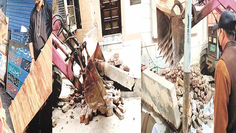 ایف ڈی اے کا آپریشن، گلشن کالونی ، گلستان کالونی کی گلیاں کلیئر