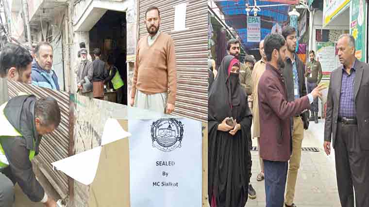 کوڑا دان نہ رکھنے والوں کیخلاف آپریشن دکانیں بند