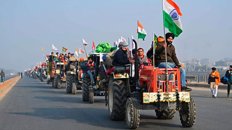 بھارت :کسانوں کا امریکی تجارتی  معاہدے کیخلاف ملک بھر میں احتجاج