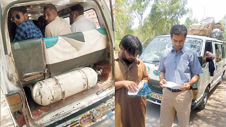 غیر معیاری لگانے پر کارروائی 