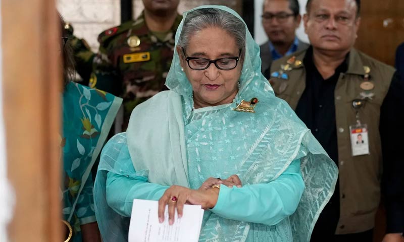 دو تہائی اکثریت کے بعد  بی این پی کا بھارت سے  شیخ حسینہ کی فوری حوالگی کا مطالبہ