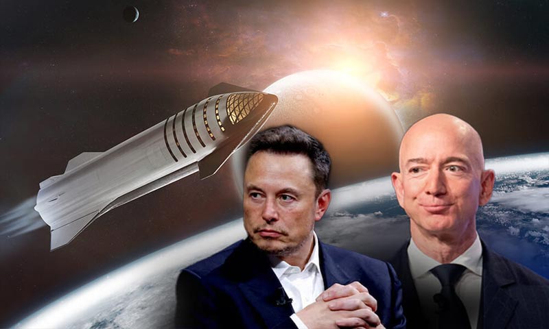 امریکی ارب پتیوں کی چین کے ساتھ خلائی دوڑ تیز 