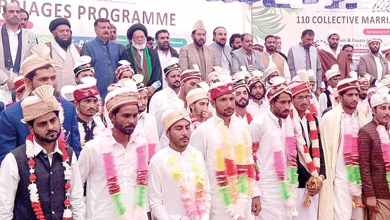 بھکر 200جوڑوں کی اجتما عی شادی پرسوں ہوگی