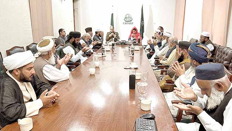 چنیوٹ:رمضان المبارک کے حوالے سے ضلعی امن کمیٹی کا اجلاس 