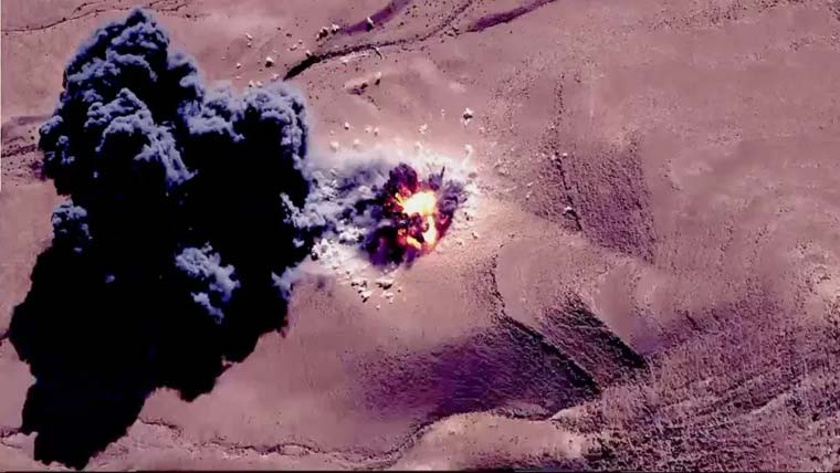   شام :رواں ماہ داعش کے  30 اہداف پرامریکی بمباری 