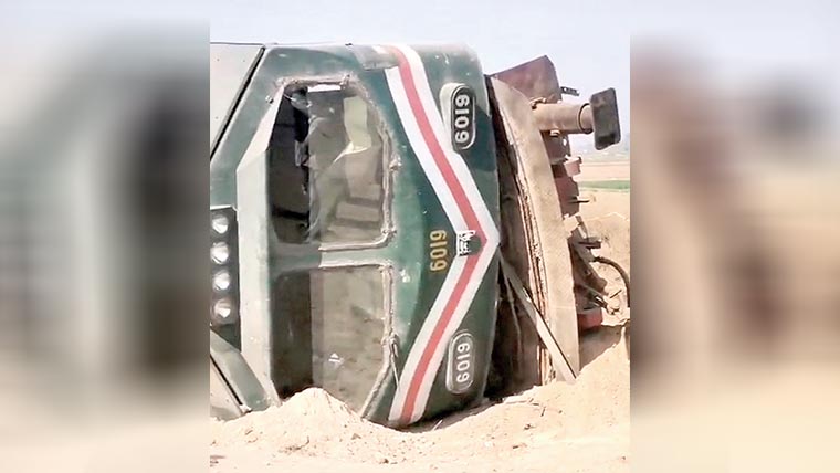  بریک فیل، ہڑپہ اسٹیشن پر مال بردار  ٹرین کی 10 بوگیاں ڈی ریل