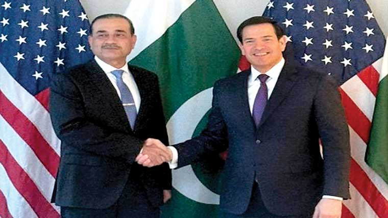 فیلڈ مارشل کی امریکی وزیر خارجہ ودیگر اہم شخصیات سے ملاقاتیں