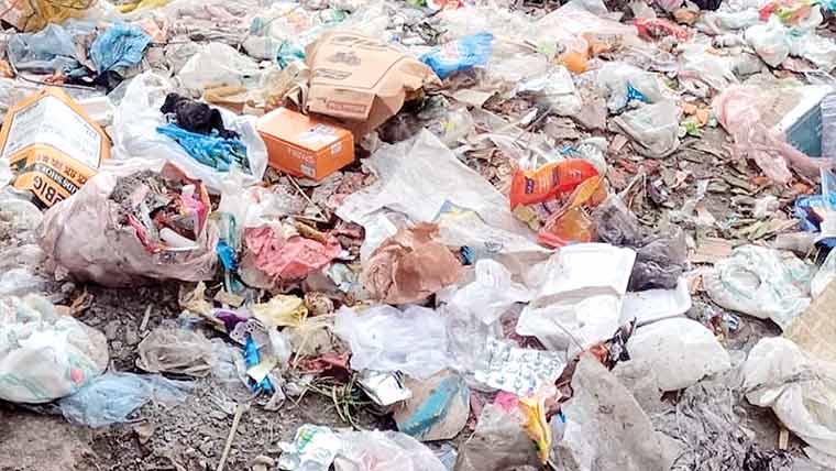 علی پور چٹھہ: صفائی کا ناقص نظام جگہ جگہ کوڑا بد بو سے شہری پریشان