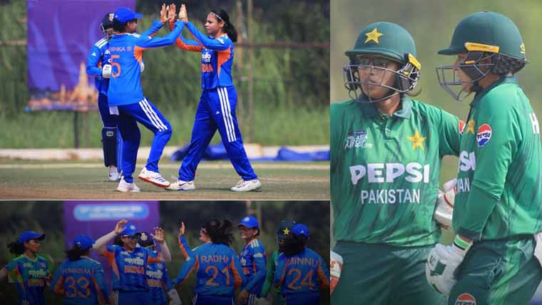 ویمنز ایشیا کپ رائزنگ سٹارز بھارت اے نے پاکستان کو شکست دے دی