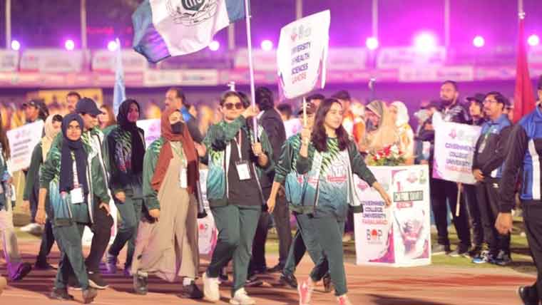 پنجاب پنک گیمز اختتام پذیر   لاہور ڈویژن کی ٹاپ پوزیشن 