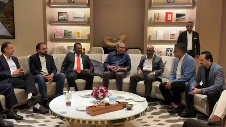  سری لنکا کرکٹ کی محسن نقوی کے اعزاز میں تقریب 