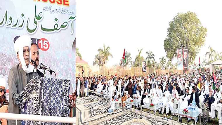 پید ا  ہوتے  ہی  اذان  کے  بعد  گولیوں  کی  آواز سنی ،ان  سے  نہ  ڈراؤ:صدر  زرداری