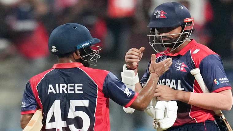  نیپال نے سکاٹ لینڈ  کو 7وکٹوں سے ہرا دیا